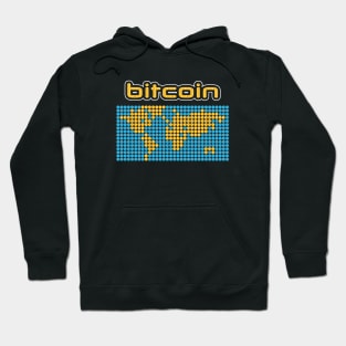 Bitcoin map Hoodie